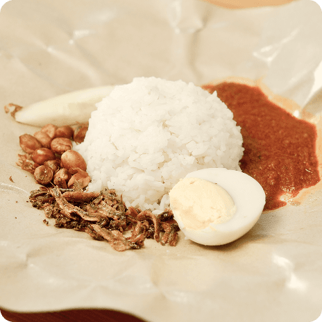 Nasi Lemak Biasa